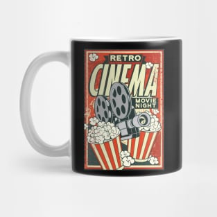 Vintage Reel & Popcorn Mug